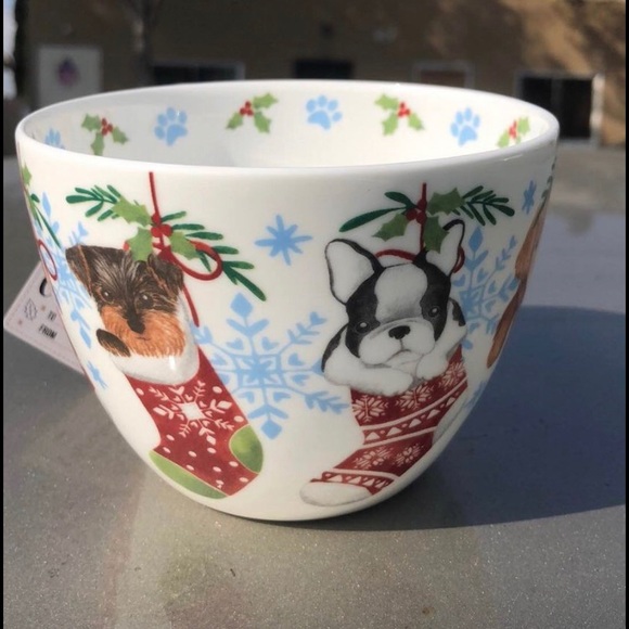 Holiday Stocking Christmas DOG Mug - Picture 1 of 4